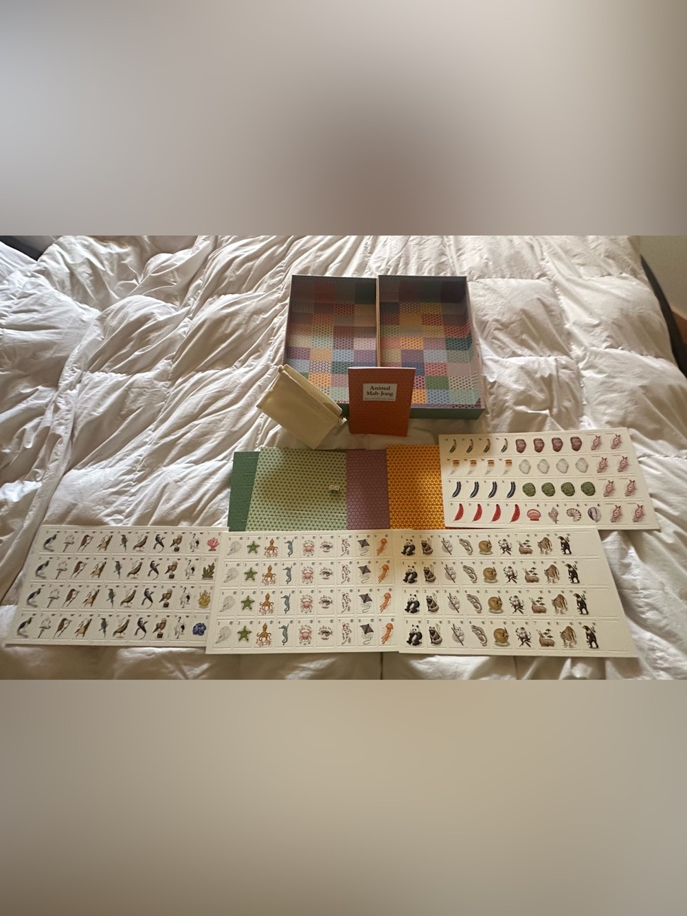 Animal Mah-Jong Game Set - Illustrated White Box - Picture 2 of 7
